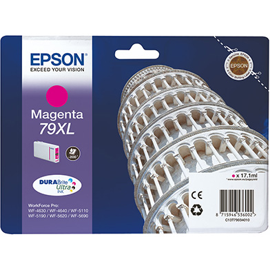 Epson C13T79034010 T7903 Magenta xL Ink Cartridge (2,000 pages)